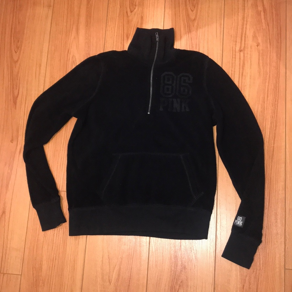 PINK - Fuzzy Quarter Zip